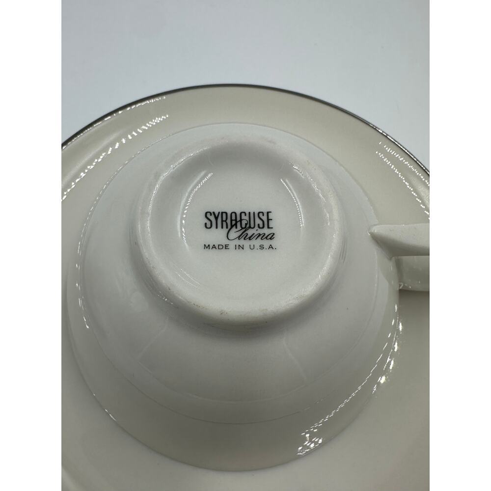 Syracuse China Chevy Chase Set Of 2 Cup And Saucers - Picture 4 of 4